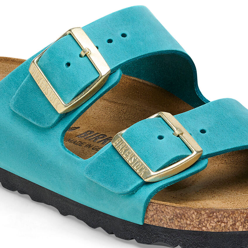 Birkenstock Women's Arizona Sandal - Biscay Bay Oiled Leather