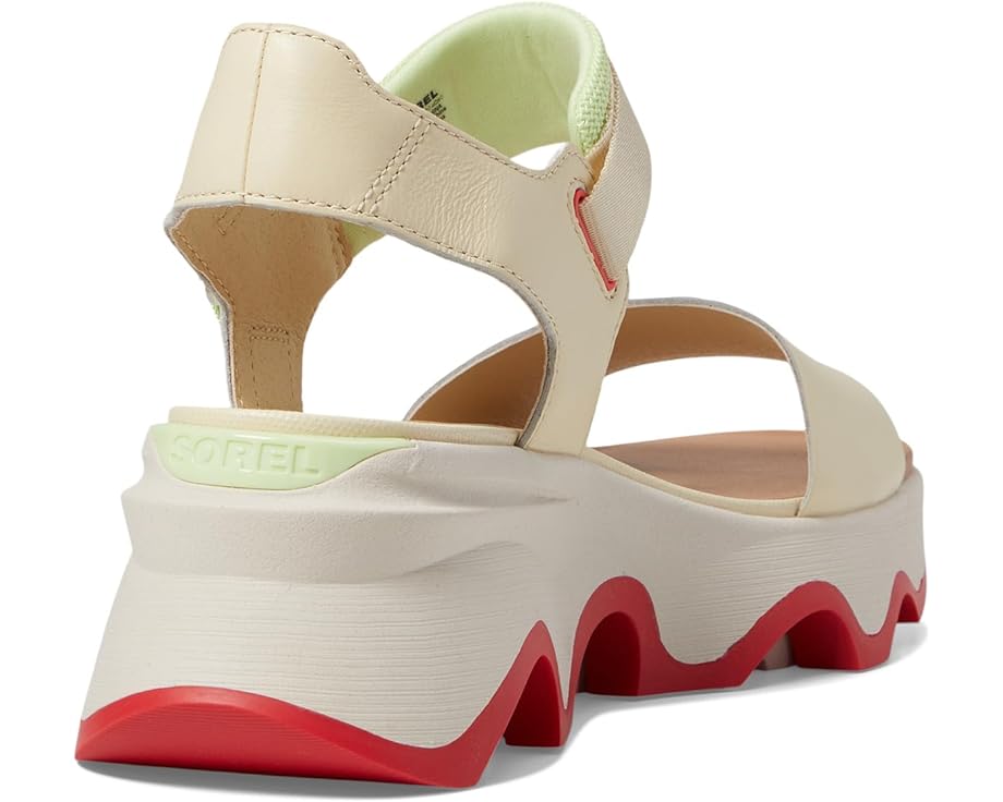 Kinetic Impact Y-Strap High Sandal - Honey White/Luminous Lime