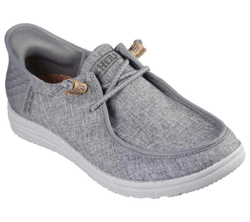 Skechers Men's Melson-Vaiden Slip-Ins (Hands-Free) Moc - Gray